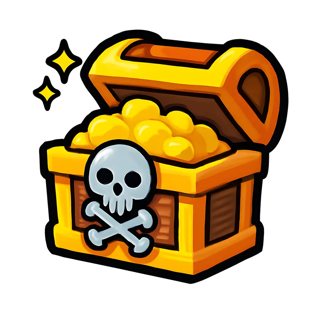 Treasure chest illustration