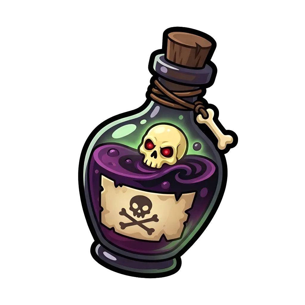Potion bottle illustration